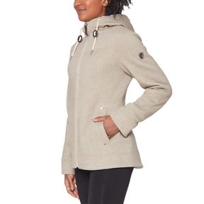 1 MADISON EXPEDITION LADIES' KNIT JACKET SHERPA LINED HOOD SZ LG