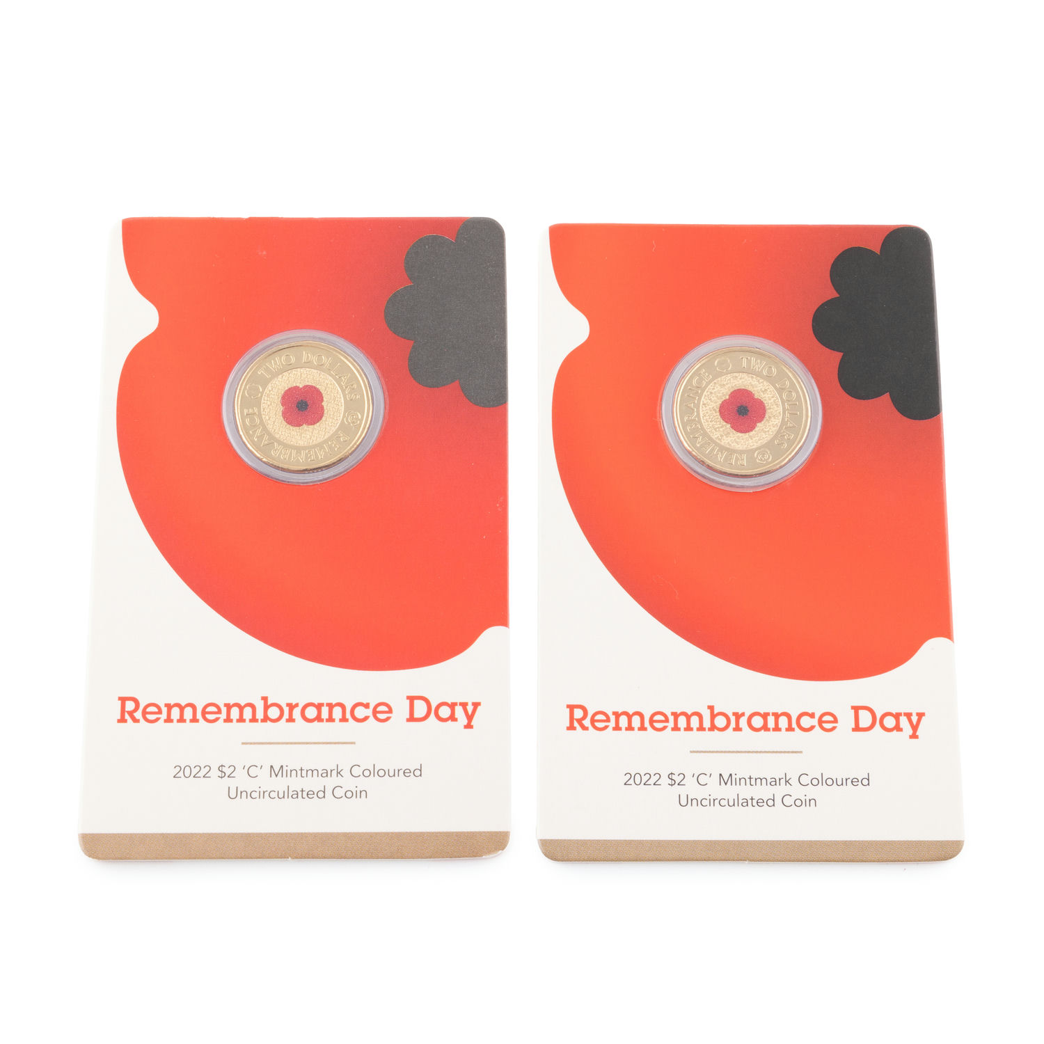 Red Poppy, Two Dollars , 2022, UNC