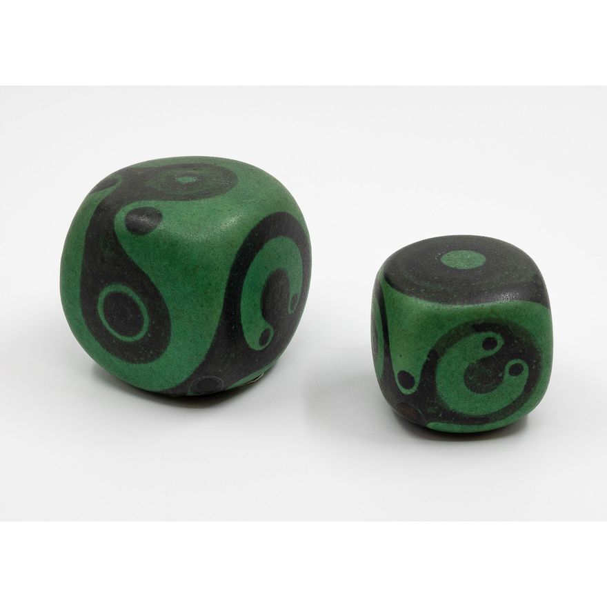 Anneke Borren - Matched pair of cubes