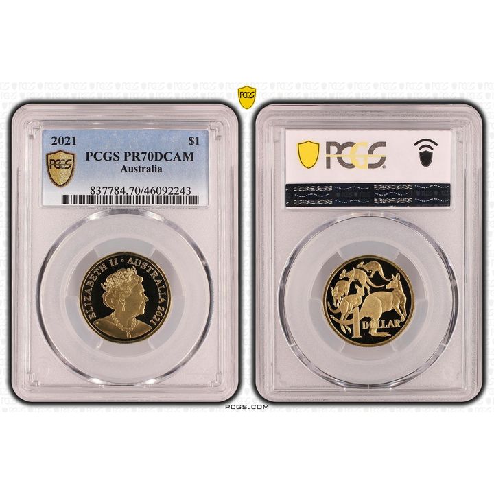 Elizabeth II, One Dollar, 2021, PCGS PR 70DCAM