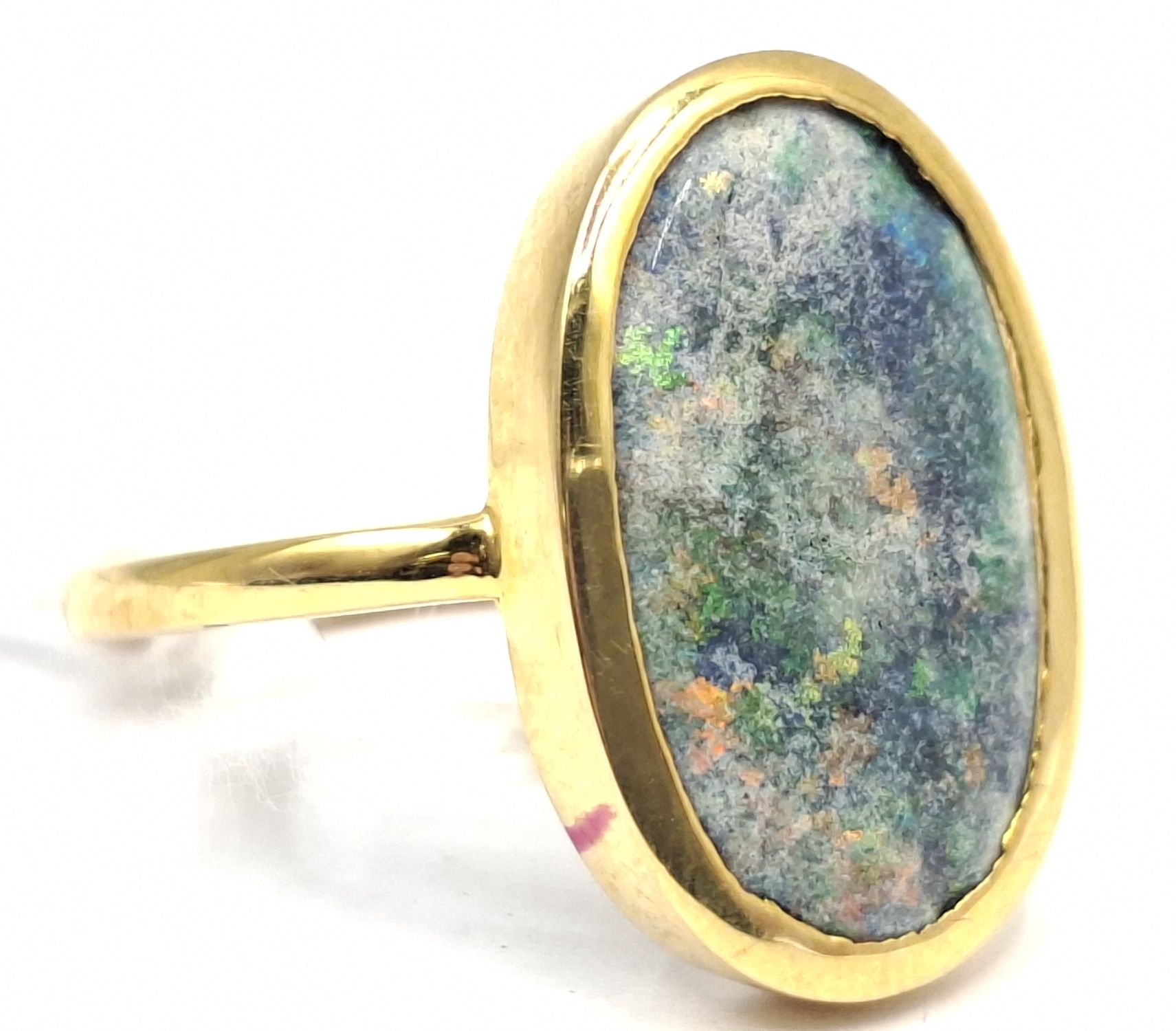 1102 · 9CT GOLD OPAL DRESS RING