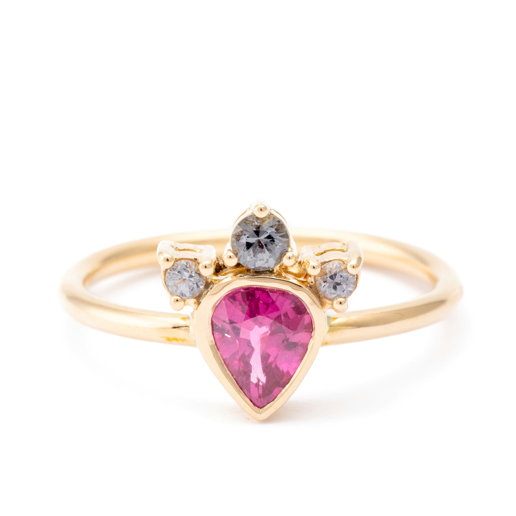 0.95 Carat Sapphire & Spinel Ring 18ct Gold,