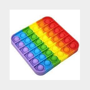 ZEE - Pop It Fidget Toy - Push Popping Bubble Sensory Game - Stress Relief - Square-50584/794 B4(S4)C