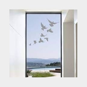 Flying Birds Frosted Vinyl Sticker | JG 51499/9153 B5 (S1)