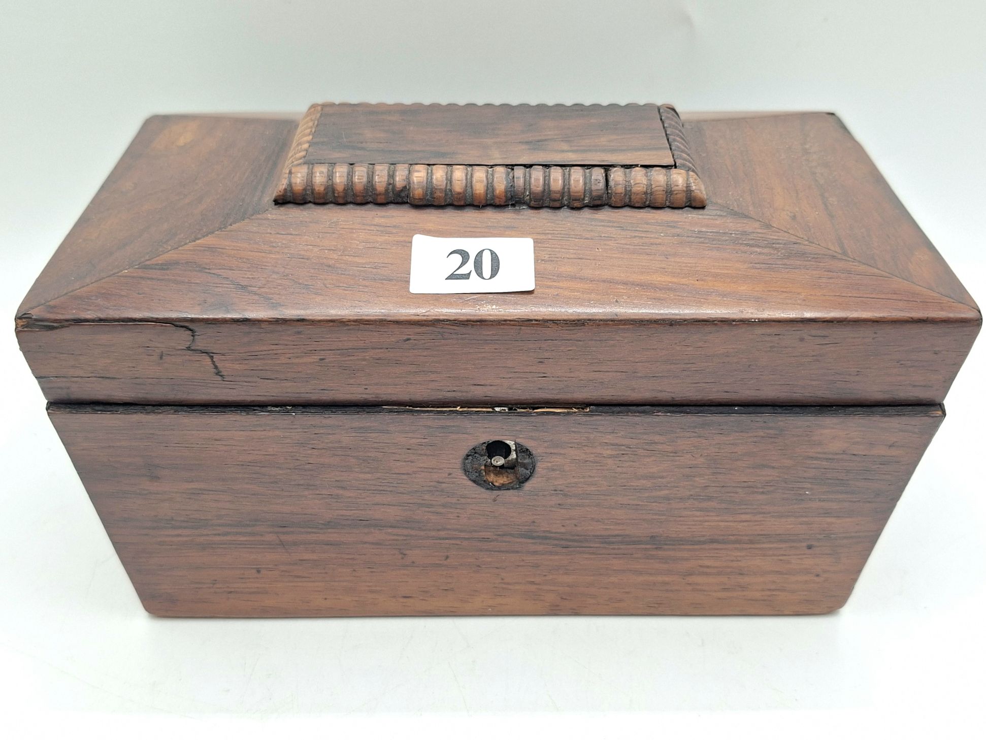 20 · 19TH C. TEA CADDY