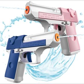 WATER GUN FOR KIDS, 2 PACK SUPER GUN COOL SMALL PISTOL GUNS,COOL SMALL MANUAL WATER SOAKER GUN SUMMER SWIMMING POOL OUTDOOR GAMES