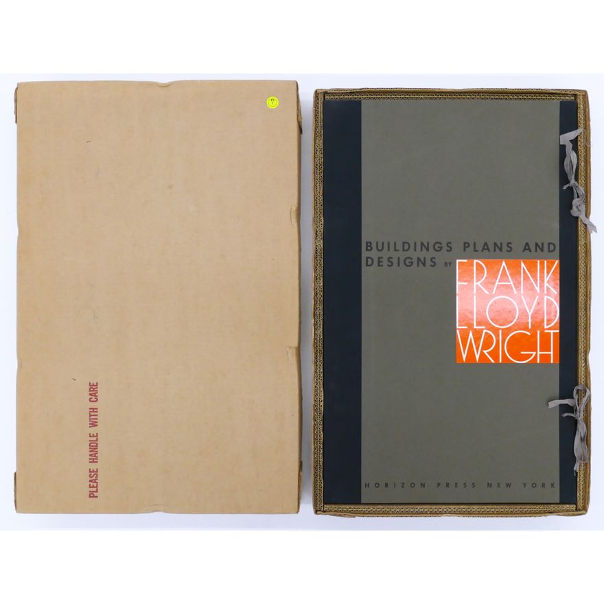 Frank Lloyd Wright ''Buildings Plans and Designs'' 1963 Portfolio