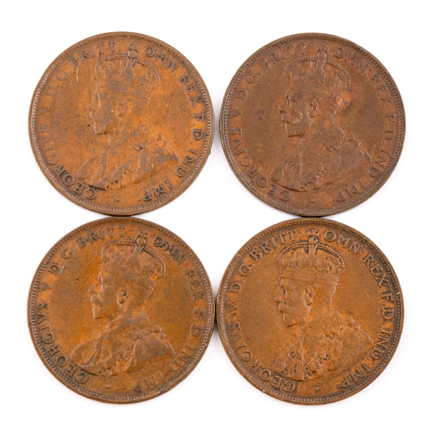 George V, Penny, 1925, aFine