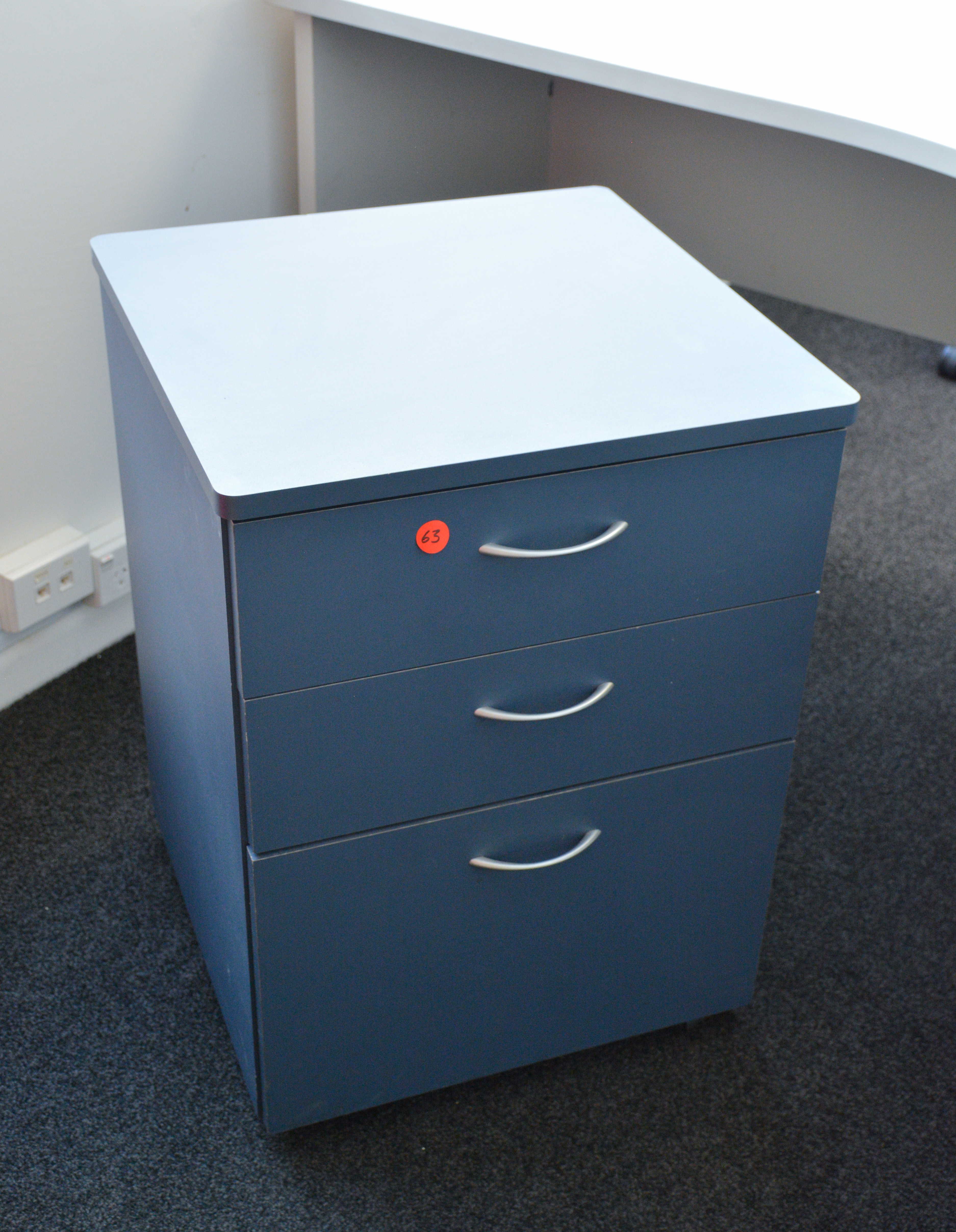 Three Drawer Under Desk Cabinet — sold at auction in New Zealand for $20