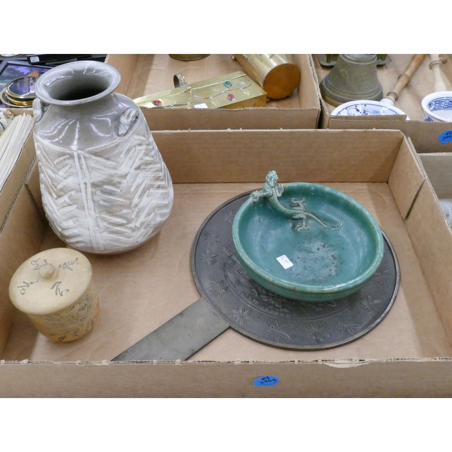 Box Old Asian Pottery