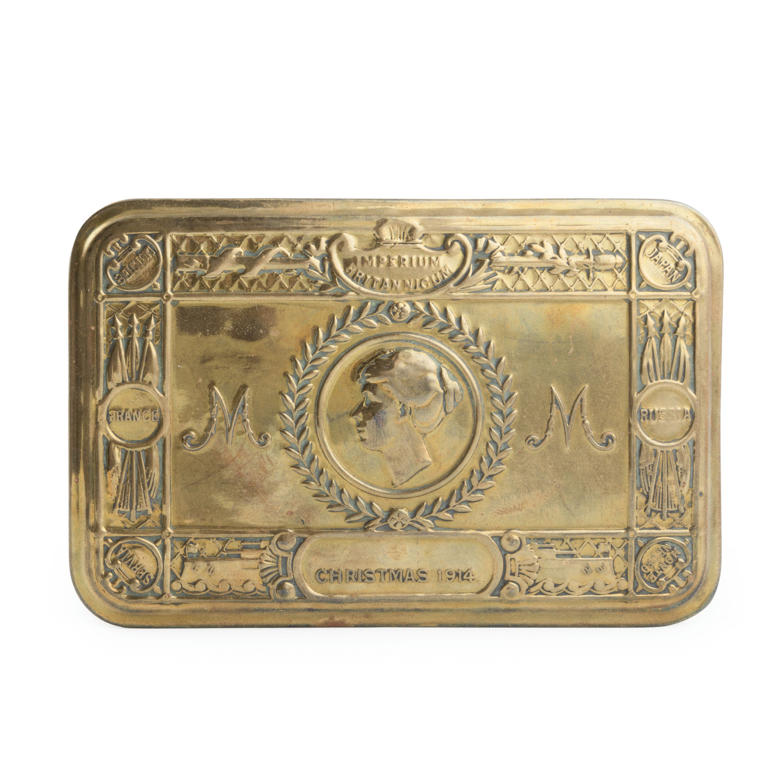 Great Britain, Princess Mary's Christmas Gift - Tin, 1914, gVF