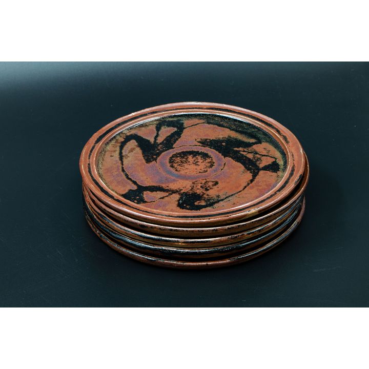 Warren Tippett & Peter Alger - Set of five plates