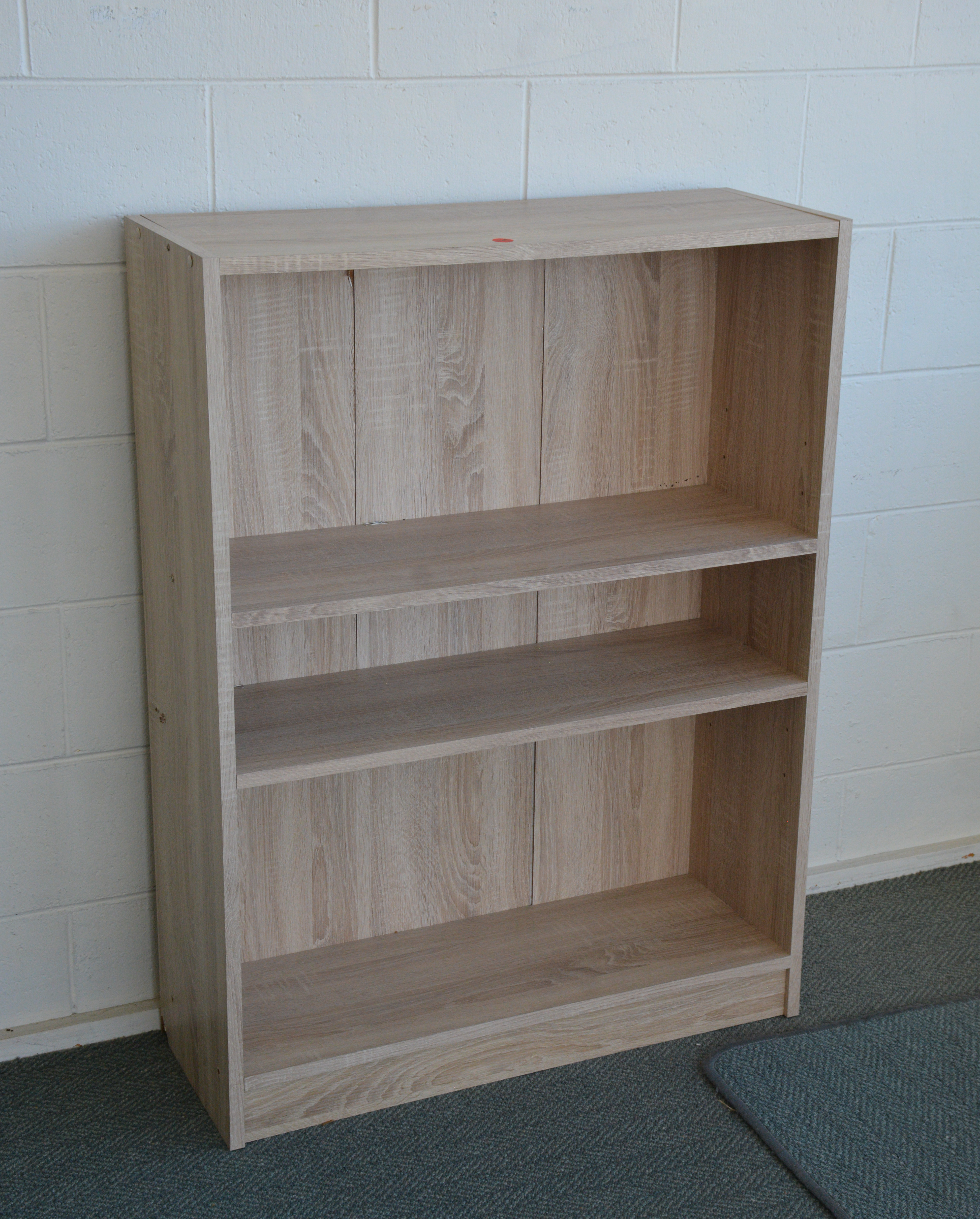 Wood Four Shelf Office Unit — sold at auction in New Zealand for $35