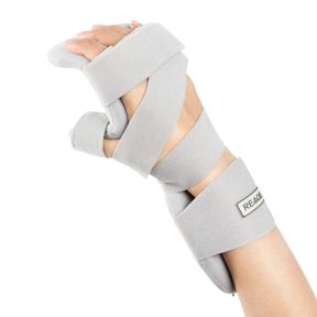 REAQER RESTING HAND SPLINT STROKE IMMOBILIZER NIGHT MUSCLE ATROPHY IN THE HANDS, WRISTS AND FINGERS (RIGHT)