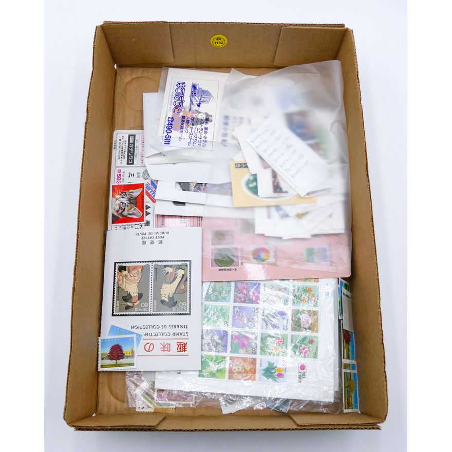 Box Unused Japanese and World Stamps