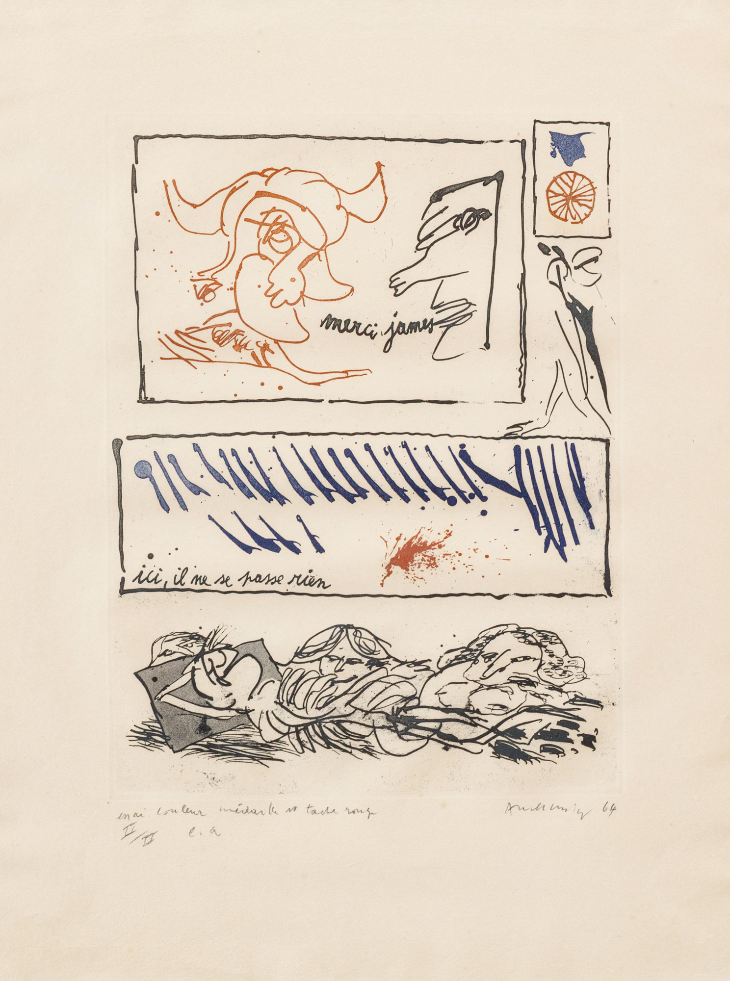 Pierre alechinsky (°1927) – kavel bij Bernaerts, Antwerp