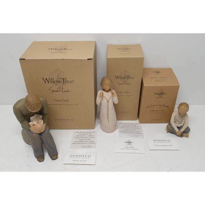 Willow Tree Ornaments (x3)