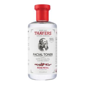 THAYERS FACIAL TONER, WITCH HAZEL WITH ALOE VERA, ROSE PETAL, 12 FL OZ