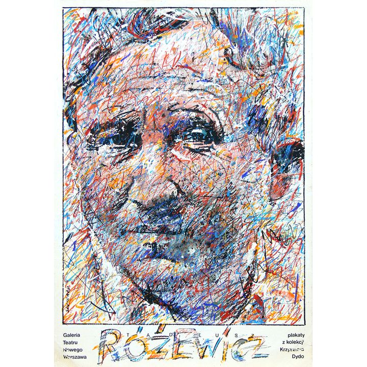 Waldemar Świerzy | Tadeusz Różewicz, projekt plakatu