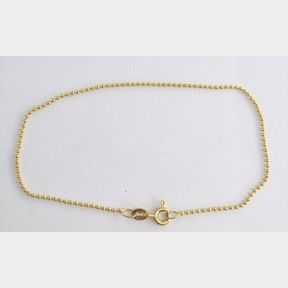 YELLOW GOLD BALL LINK BRACELET - 51543/107