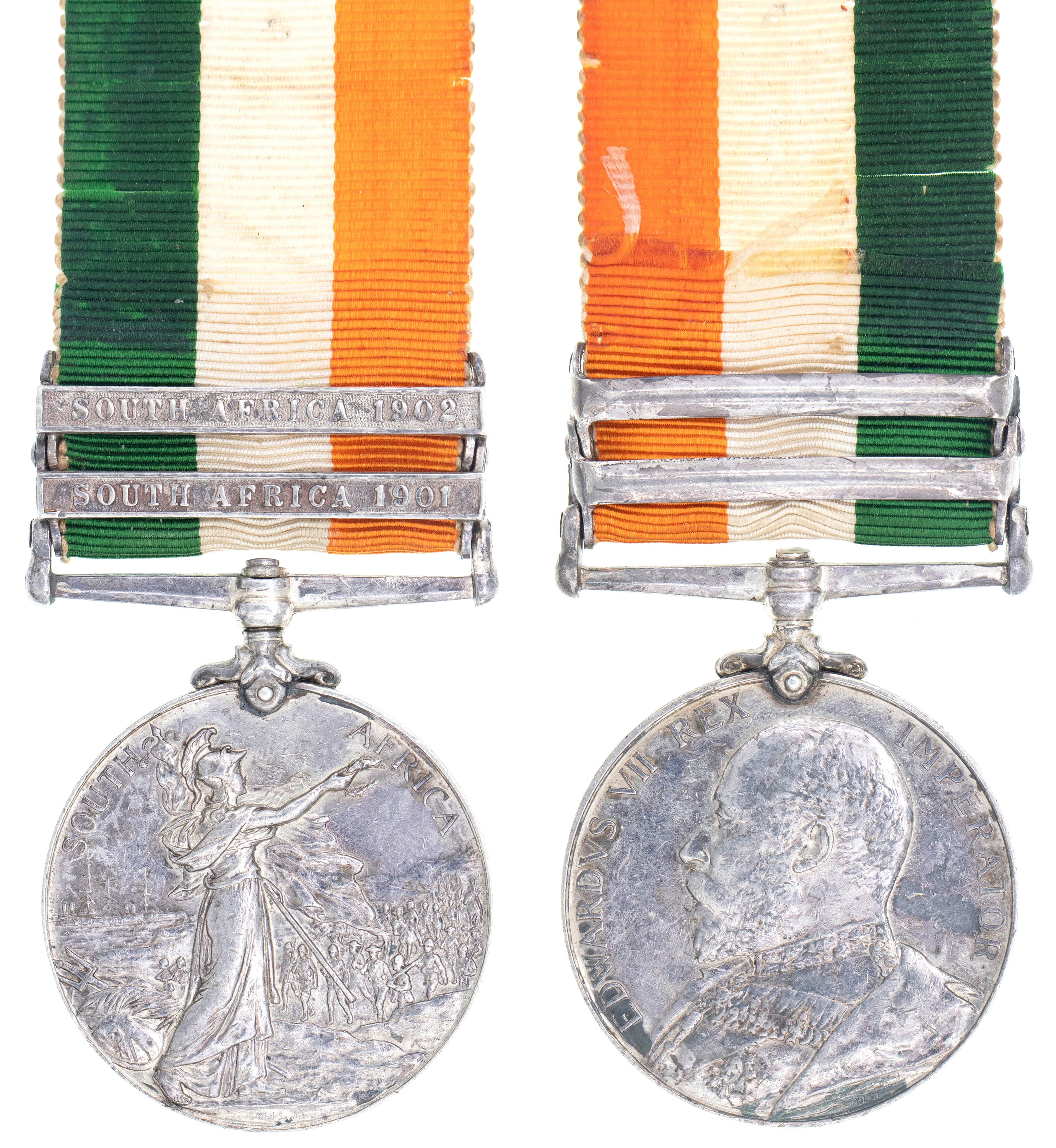 King's South Africa Medal, 1901 - 1902, EF