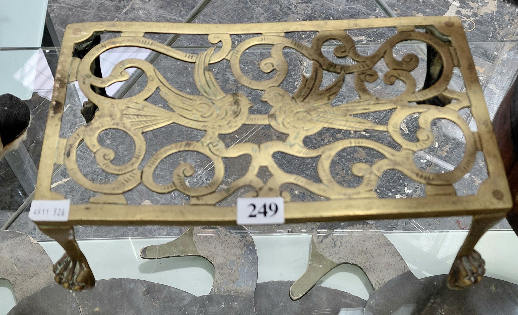 Miniature Brass Table
