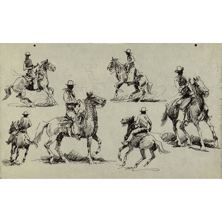 Edward Borein (1872-1945): Cowboy on Horseback