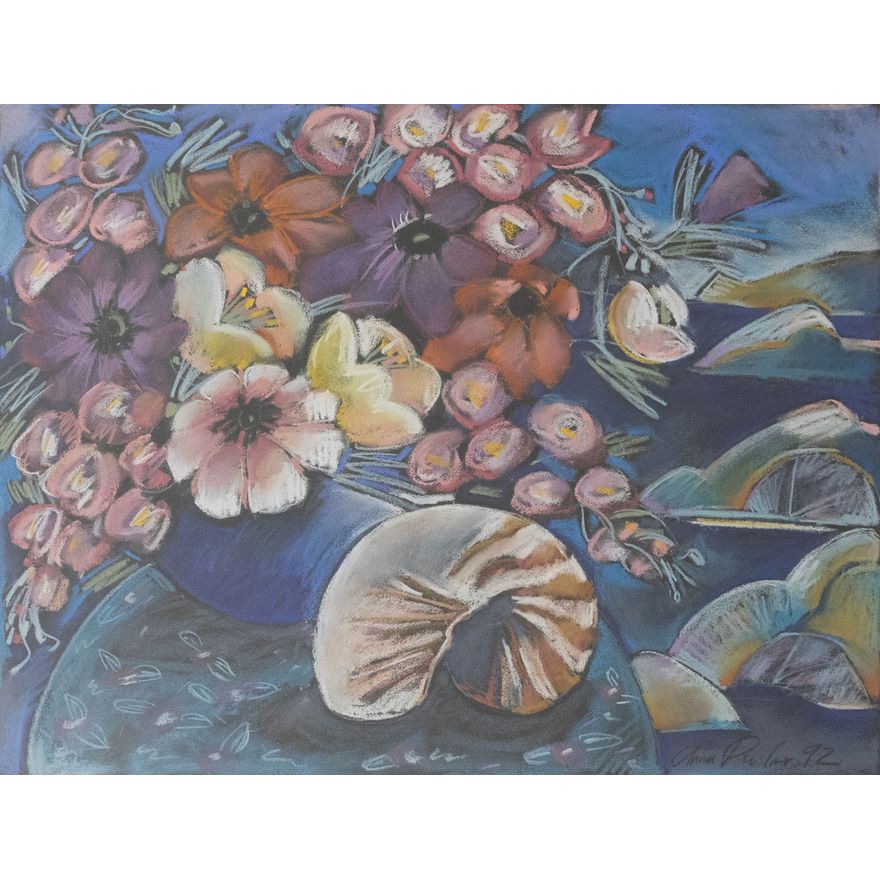 Anna Palmer  'Flowers and Shells, Mahurangi'