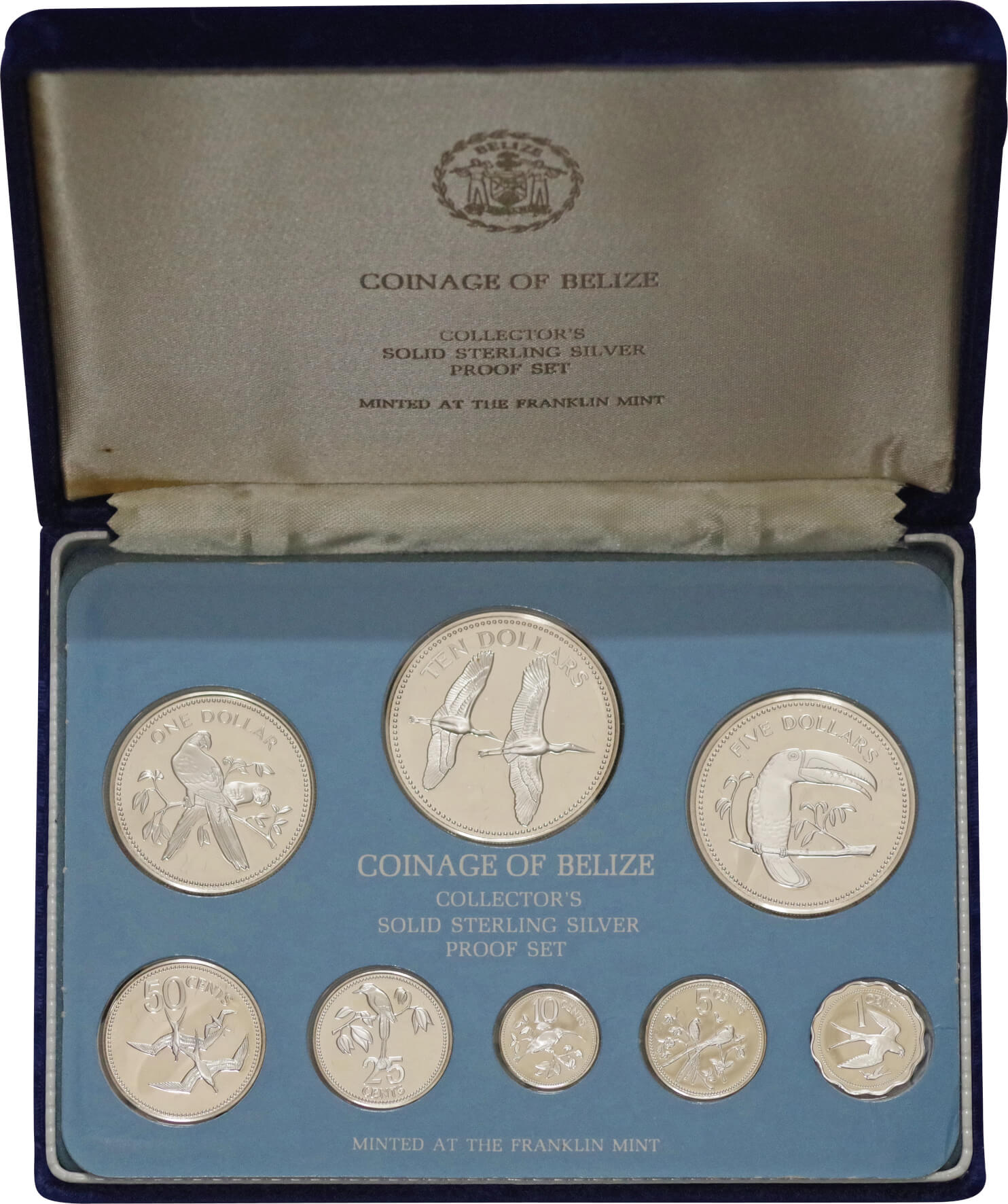 Coinage of Belize proof set 1979