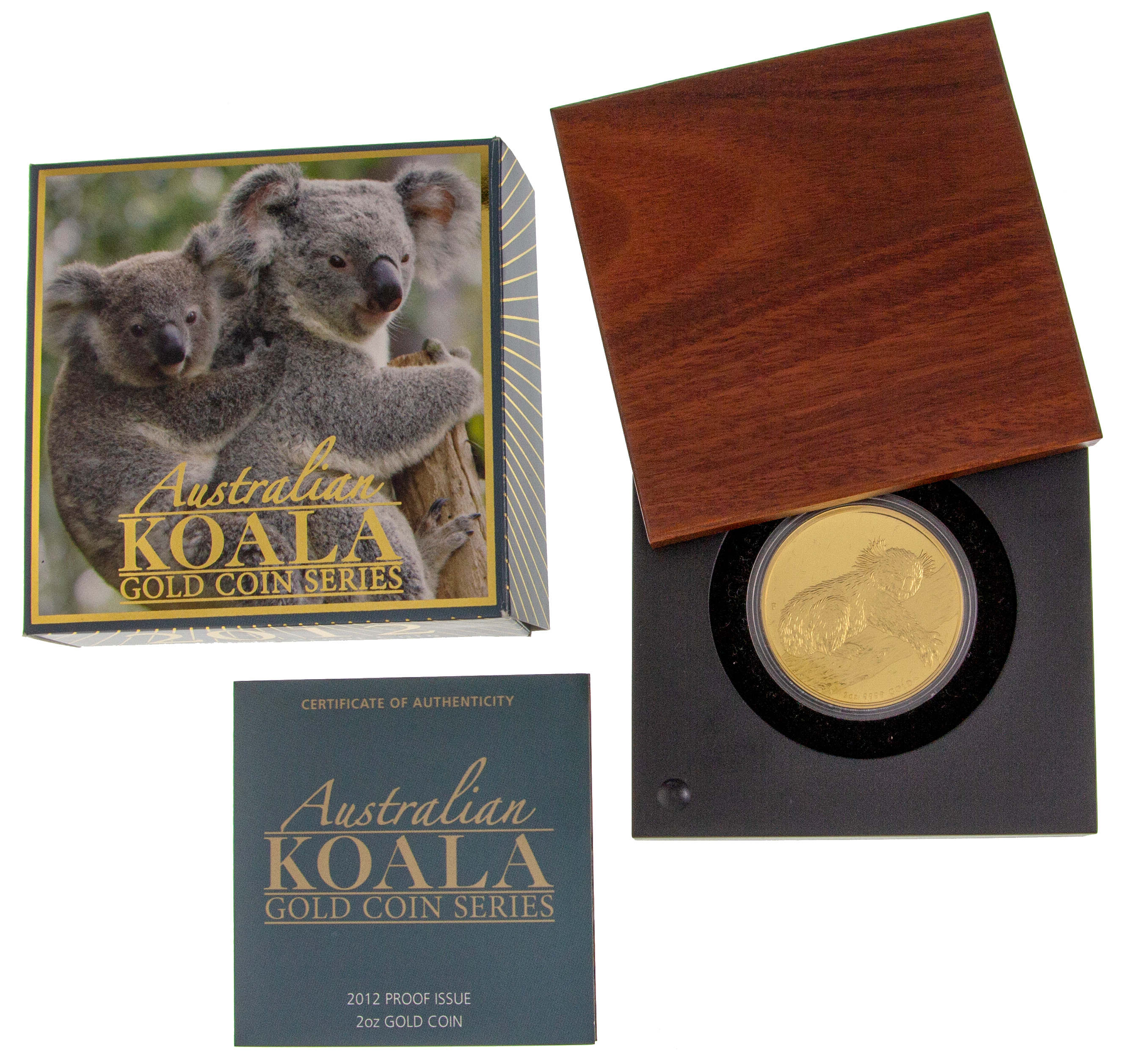 Elizabeth II, Australian Koala Gold Coin Series, Two Hundred Dollars, 2012, FDC