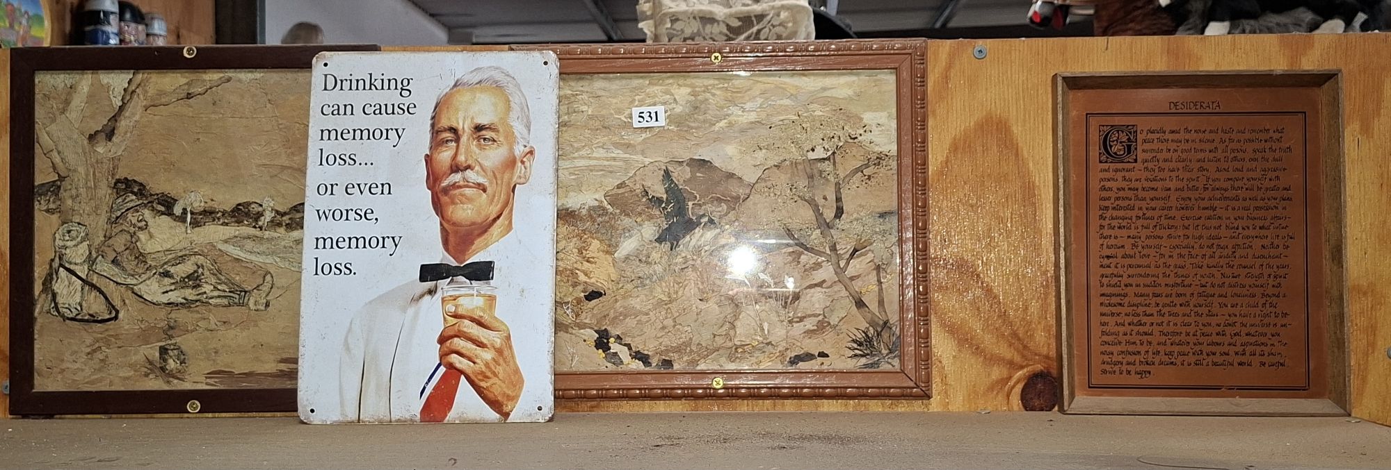 VINTAGE BARK PAINTINGS