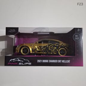 JADA PINK SLIPS 2021 DODGE CHARGER SRT HELLCAT APPROX 1/32 SCALE - 51833/3397