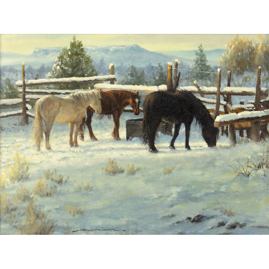 Dan Bodelson (1949- ): First Snow