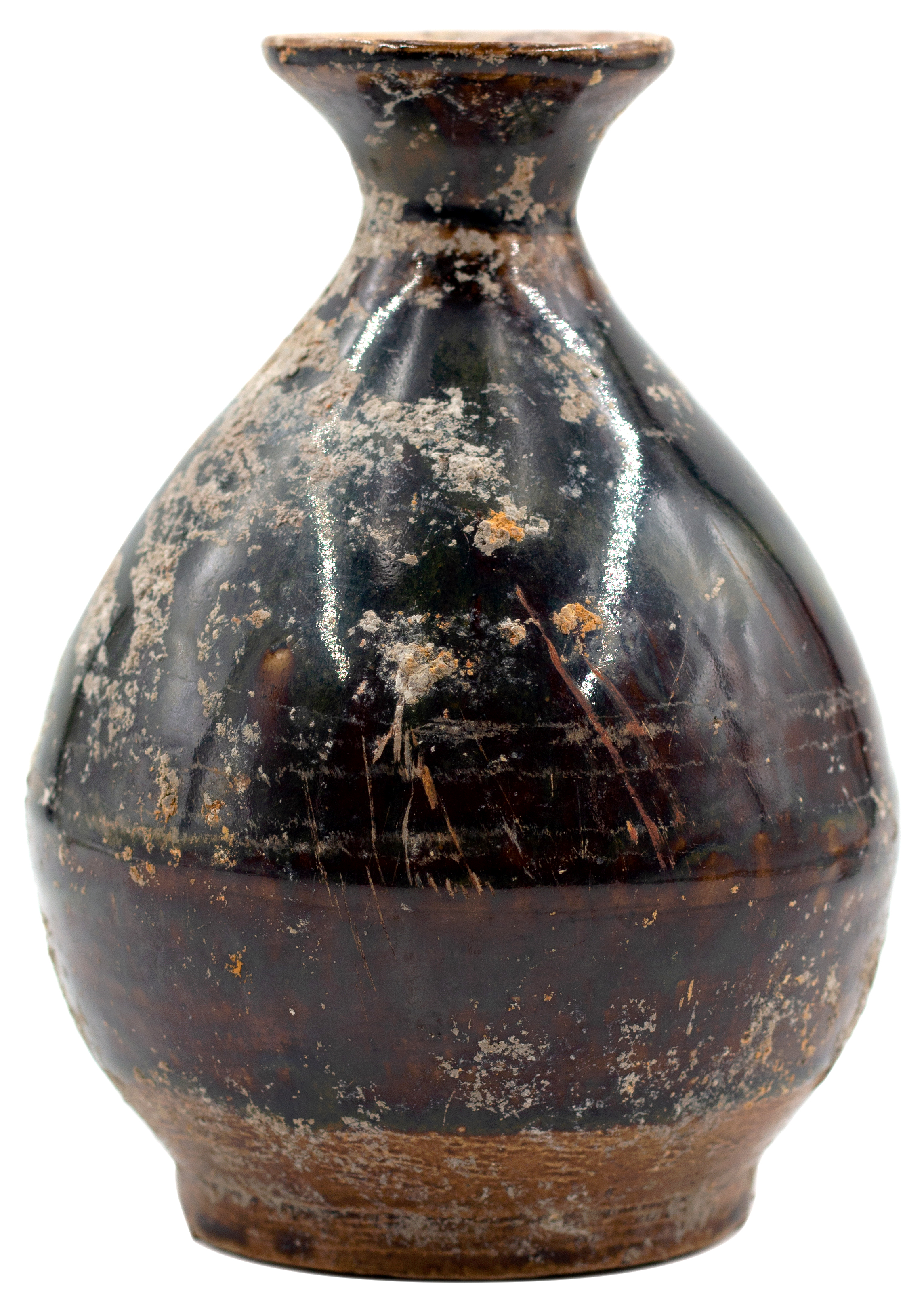 281 · China, Empire, Qing Dynasty, Glazed Earthenware Rimmed Jug, 1890s, VGC