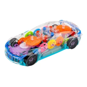 Transparent car 3D Concept Gear Sports Car Toy for Kids |