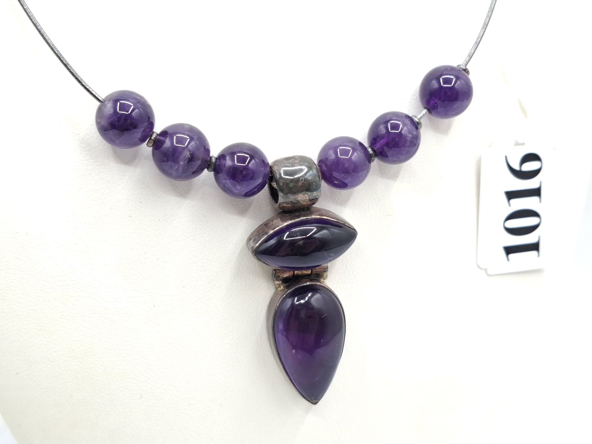 Amethyst Necklace On Chain