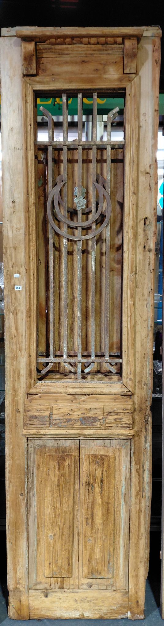 464 · SCRUBBED PINE FRENCH STYLE DOORS