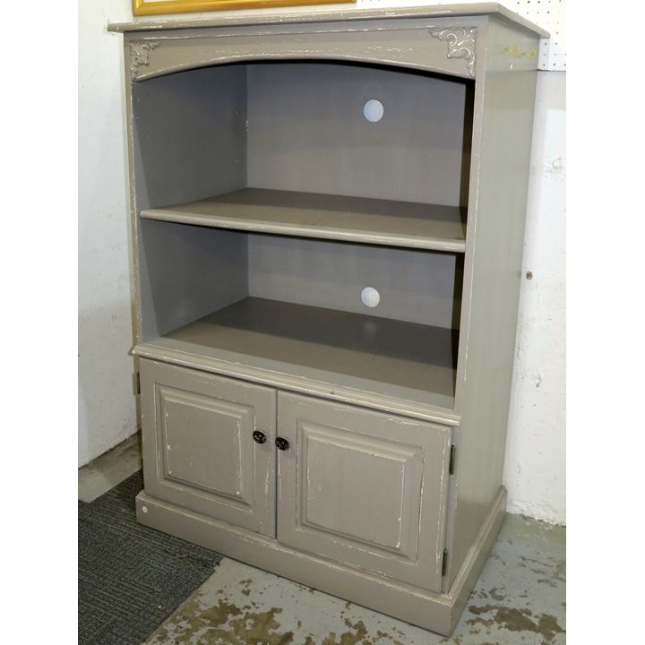PAINTED TELEVISION CABINET,