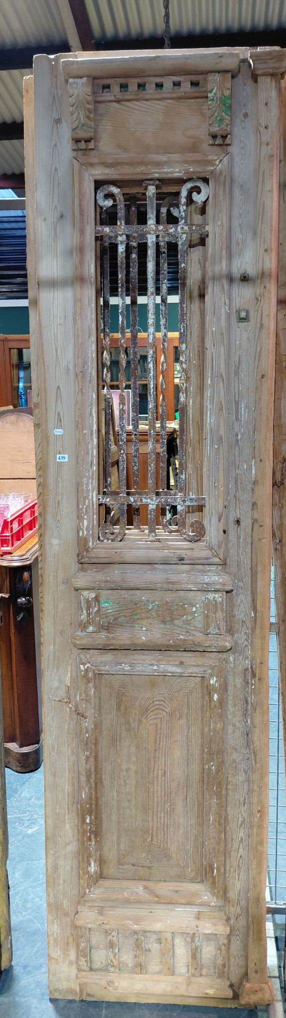 439 · SCRUBBED PINE FRENCH STYLE DOORS