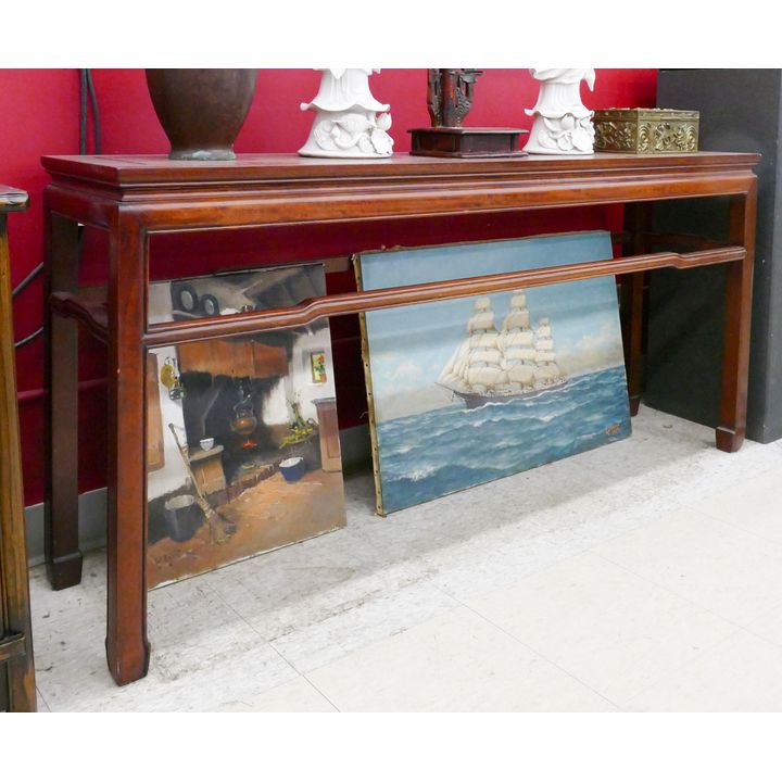 Chinese Rosewood Altar Table- 28x60x14''