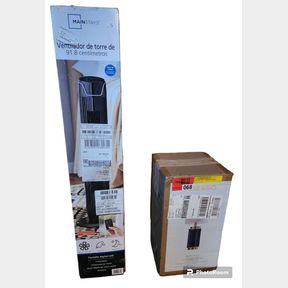 Digital LED display oscillating tower 36-inch fan and lamps new in box