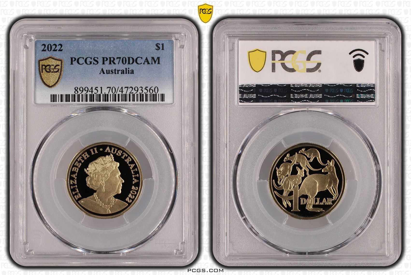 One Dollar, 2022, PCGS PR70DCAM