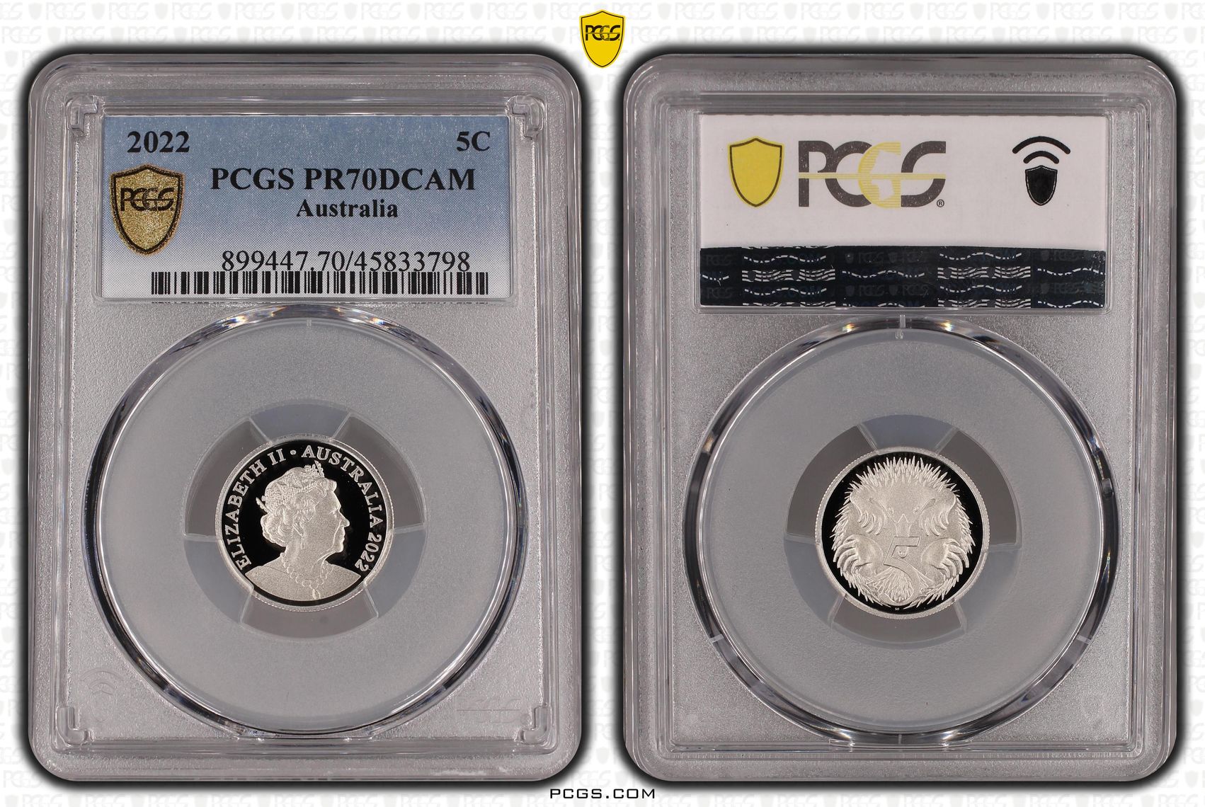 Five Cent, 2022, PCGS PR70DCAM
