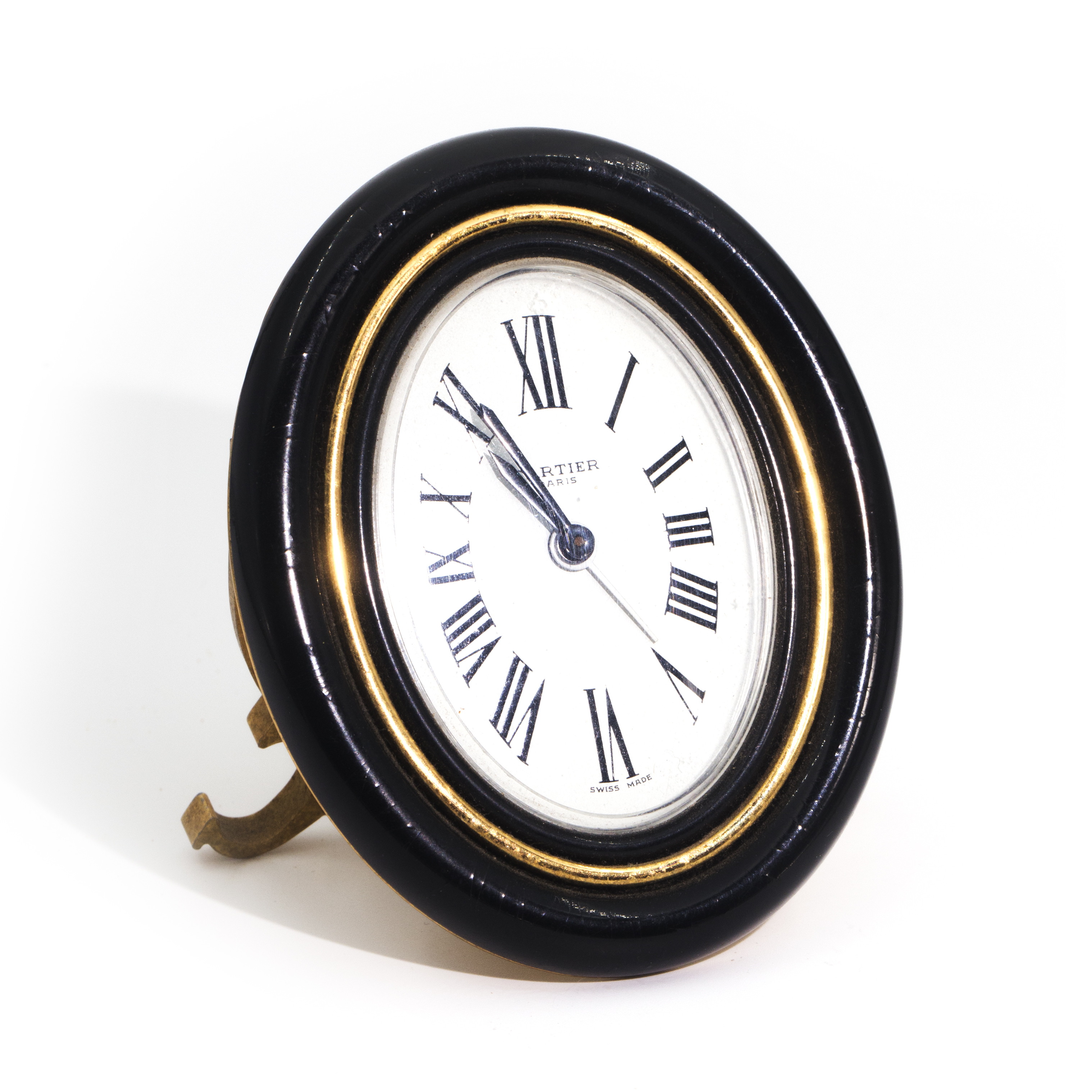 2410 · Cartier Baignoire Desk/Travel Clock Circa 1960s