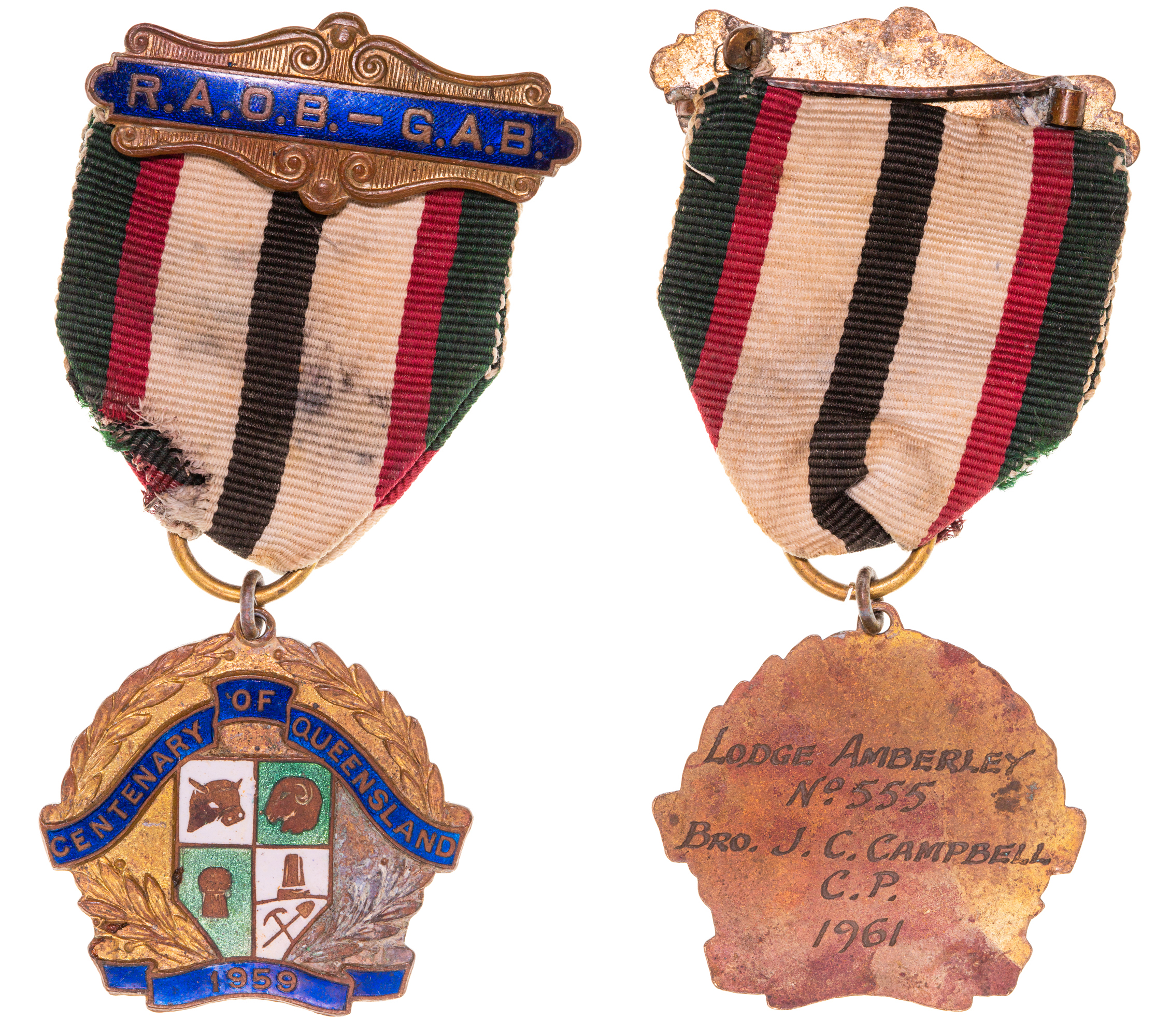 Masonic Lodge Medal, 1959,