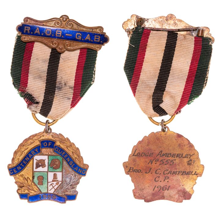 Masonic Lodge Medal, 1959,