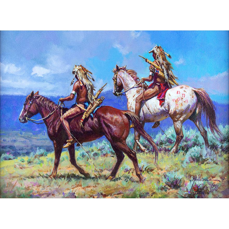 Martin Grelle (1954- ), Prairie Wolves