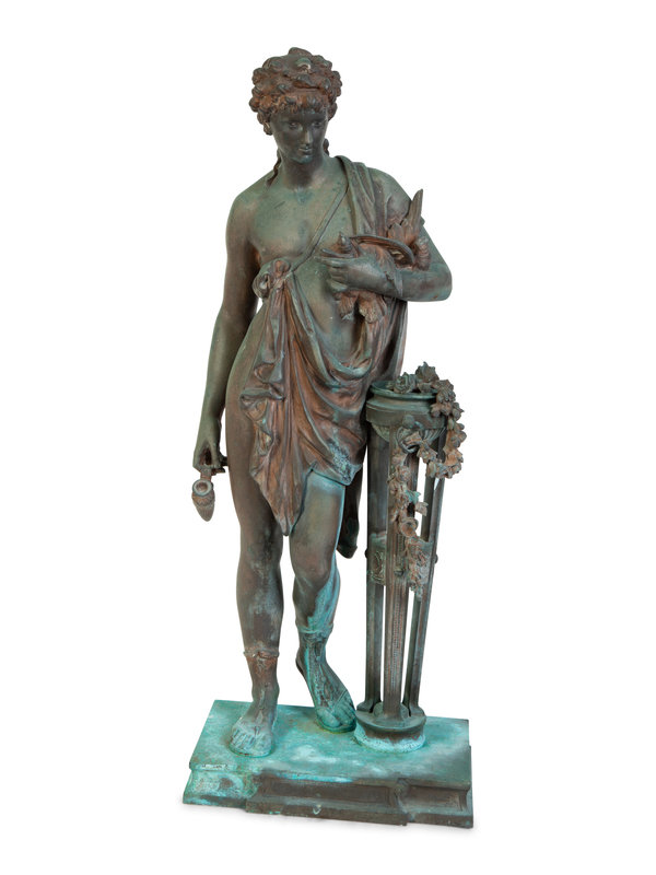 A Grand Tour Bronze Sculpture of Apollo
Height 22 inches.