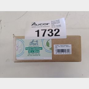 ANTJIE S - HAND SANITIZERS 70 ALC GEL - 10 X 30ML