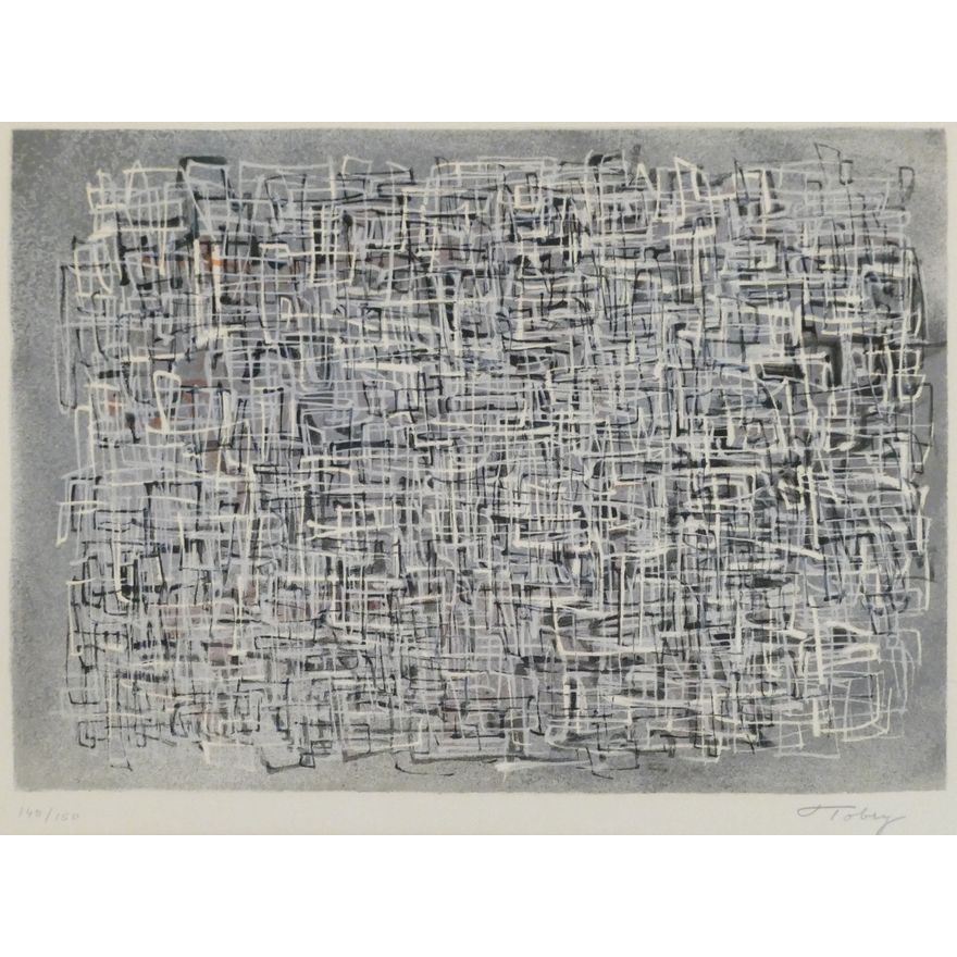 Mark Tobey ''High Tide'' 1974 Screenprint